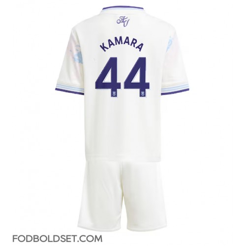 Aston Villa Boubacar Kamara #44 Tredje trøje Børn 2025-26 Kortærmet (+ Korte bukser)